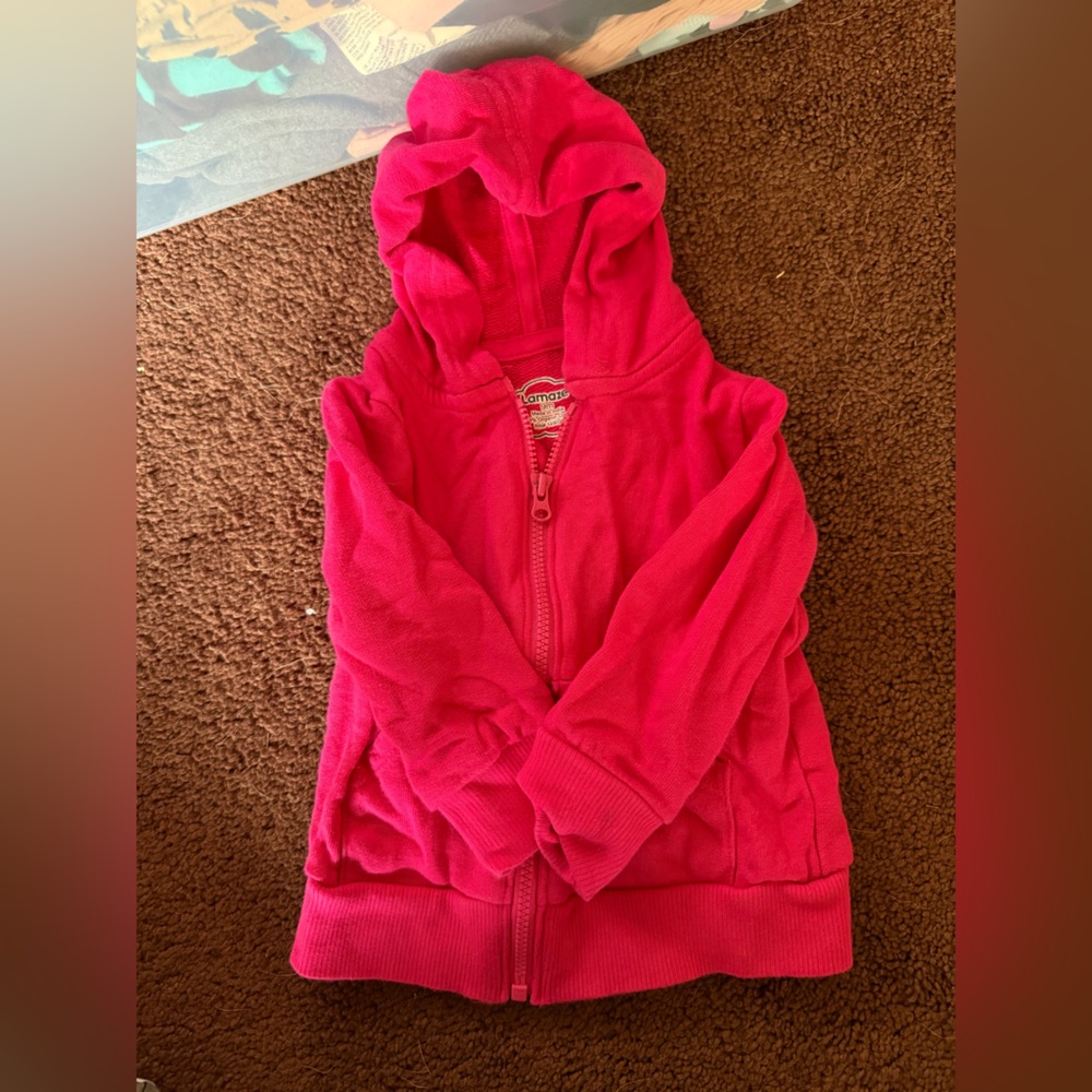 Kids Pink Hoodie Jacket